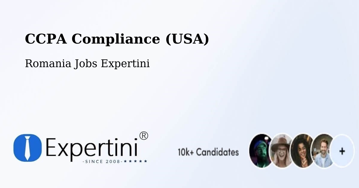CCPA Privacy Rights & Compliance Notice – Marpod - Romania Jobs Expertini